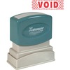 Xstamper Pre-Inked VOID One Color Title Stamp - Message Stamp - "VOID" - 0.50" Impression Width x 1.63" Impression Length - 100000 Impression(s) - Red