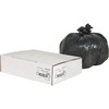 Nature Saver Black Low-density Recycled Can Liners - Small Size - 10 gal Capacity - 24" Width x 23" Length - 0.85 mil (22 Micron) Thickness - Low Dens