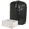 Nature Saver Black Low-density Recycled Can Liners - Extra Large Size - 60 gal Capacity - 38" Width x 58" Length - 1.65 mil (42 Micron) Thickness - Lo