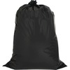 Genuine Joe Heavy Duty Contractor Bags - Large Size - 42 gal Capacity - 33" Width x 48" Length - 2.50 mil (63 Micron) Thickness - Low Density - Black 