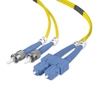 Belkin Fiber Optic Duplex Patch Cable - ST Male - ST Male - 3.28ft - Yellow
