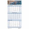 House of Doolittle Scenic 3-month Wall Calendar - Julian Dates - 14 Month - December 2023 - January 2025 - 3 Month Single Page Layout - 12 1/4" x 27" 