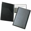 SKILCRAFT Steno Pad Holder - 6" x 9" - 80 Sheet Capacity - Internal Pocket(s) - Vinyl - Black - 1 Each