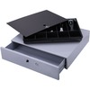 Sparco Removable Tray Cash Drawer - Gray - 3.8" Height x 17.8" Width x 15.8" Depth