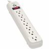 Eaton Tripp Lite Series Protect It! 7-Outlet Surge Protector, 25 ft. Cord, 1080 Joules, Diagnostic LED, Light Gray Housing - 7 x NEMA 5-15R - 1800 VA 