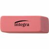 Integra Pink Pencil Eraser - Pink - 2" Width x 0.8" Height x 0.4" Depth x - 1 Each - Soft, Pliable, Latex-free