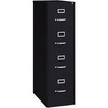 Lorell Vertical file - 4-Drawer - 15" x 26.5" x 52" - 4 x Drawer(s) for File - Letter - Vertical - Security Lock, Ball-bearing Suspension, Heavy Duty 