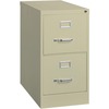 Lorell Vertical file - 2-Drawer - 15" x 25" x 28.4" - 2 x Drawer(s) for File - Letter - Vertical - Security Lock, Ball-bearing Suspension, Heavy Duty 