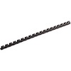 Fellowes Plastic Binding Combs - Black, 5/16" Diameter - 0.3" Height x 10.8" Width x 0.3" Depth - 0.31" Maximum Capacity - 40 x Sheet Capacity - For L