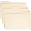Smead SuperTab 1/3 Tab Cut Legal Recycled Top Tab File Folder - 8 1/2" x 14" - 3/4" Expansion - Top Tab Location - Assorted Position Tab Position - Ma