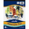 UCreate Watercolor Pad - 12 Sheets - 9" x 12" - White Paper - Acid-free - Recycled - 12 / Pad