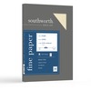 Southworth 25% Cotton Linen Business Cover Stock - Letter - 8 1/2" x 11" - 65 lb Basis Weight - Linen, Textured - 100 / Box - FSC - Acid-free, Lignin-