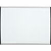 Quartet Arc Cubicle Magnetic Whiteboard - 14" (1.2 ft) Width x 11" (0.9 ft) Height - White Painted Steel Surface - Silver Aluminum Frame - Horizontal 
