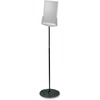DURABLE&reg; SHERPA&reg; Acrylic Floor Stand - 40" to 60"Adjustable Height - Acrylic 8.5" x 11" Sign