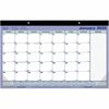 Blueline Monthly Compact Desk Pad/Wall Calendar - Monthly - 1 Year - January - December - 1 Month Single Page Layout - 17 3/4" x 10 7/8" Sheet Size - 