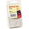 Avery&reg; Strung White Marking Tags - 1.75" Length x 1.09" Width - Rectangular - String Fastener - 36 / Carton - Card Stock - White