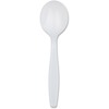 Dixie Heavyweight Dispoable Soup Spoons Grab-N-Go by GP Pro - 100/Box - Soup Spoon - 1 x Soup Spoon - Polystyrene - White