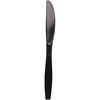 Dixie Heavyweight Disposable Knives by GP Pro - 1000/Carton - Black