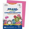Prang Construction Paper - Multipurpose - 12"Width x 9"Length - 50 / Pack - Hot Pink