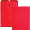 Quality Park 9 x 12 Clasp Envelopes with Deeply Gummed Flaps - Clasp - #90 - 9" Width x 12" Length - 28 lb - Clasp - Paper - 10 / Pack - Red