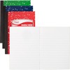 Mead Square Deal Colored Memo Book - 80 Sheets - Tape Bound - 3 1/2" x 4 1/2" - Assorted Marble Cover - 1 Each