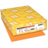 Astrobrights Color Paper - Orange - Letter - 8 1/2" x 11" - 24 lb Basis Weight - Smooth - 500 / Ream - FSC - Acid-free, Lignin-free, Heavyweight