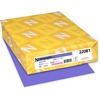 Astrobrights Color Paper - Violet - Letter - 8 1/2" x 11" - 24 lb Basis Weight - Smooth - 500 / Ream - Acid-free, Lignin-free, Heavyweight - Venus Vio