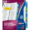 Avery&reg; Two-Column Table Contents Dividers w/Tabs - 32 x Divider(s) - 1-32 - 32 Tab(s)/Set - 8.5" Divider Width x 11" Divider Length - 3 Hole Punch