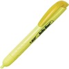 BIC Brite Liner Retractable Highlighters - Chisel Marker Point Style - Retractable - Yellow - 1 Dozen