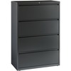 Lorell Fortress Series Lateral File - 36" x 18.6" x 52.5" - 4 x Drawer(s) - Legal, Letter, A4 - Lateral - Rust Proof, Leveling Glide, Interlocking - C