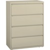 Lorell Fortress Series Lateral File - 42" x 18.6" x 52.5" - 4 x Drawer(s) for File - Legal, Letter, A4 - Lateral - Rust Proof, Leveling Glide, Interlo