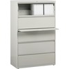Lorell Lateral File - 5-Drawer - 36" x 18.6" x 67.7" - 5 x Drawer(s) for File - Legal, Letter, A4 - Lateral - Rust Proof, Leveling Glide, Interlocking