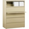 Lorell Lateral File - 5-Drawer - 42" x 18.6" x 67.7" - 5 x Drawer(s) for File - Legal, Letter, A4 - Lateral - Rust Proof, Leveling Glide, Interlocking