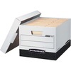 Bankers Box R-Kive File Storage Box - Internal Dimensions: 12" Width x 15" Depth x 10" Height - 16.5" Depth - Media Size Supported: Letter, Legal - Li