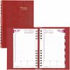 Blueline Brownline Coilpro Daily Appointment Planner - Daily - January - December - 7:00 AM to 7:30 PM - Half-hourly - 5" x 8" Sheet Size - Red - Lami