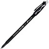Paper Mate Erasermate Ballpoint Pens - Medium Pen Point - Retractable - Black - Black Barrel - 1 Dozen