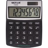Victor 1000 Mini Desktop Calculator - Large LCD, Battery Backup, Independent Memory, Plastic Key, Dual Power - 0.71" - 8 Digits - LCD - Battery/Solar 