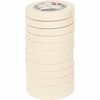 Highland Economy Masking Tape - 60 yd Length x 0.71" Width - 4.4 mil Thickness - 3" Core - Rubber Backing - 12 / Pack - Tan
