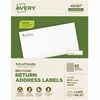 Avery(R) EcoFriendly Recycled Return Address Labels, 1/2" x 1-3/4" , White, Permanent Label Adhesive, 8,000 Printable Labels (48467) - 1/2" Width x 1 