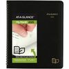 At-A-Glance Recycled Planner - Julian Dates - Monthly - 1 Year - January - December - 6 7/8" x 8 3/4" Sheet Size - Wire Bound - Desk Pad - Black - Sim