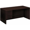 HON 10500 H10584L Pedestal Desk - 66" x 30"29.5" - 2 x Box, File Drawer(s)Left Side - Flat Edge