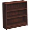HON 1870 Series Bookcase | 3 Shelves | 36"W | Mahogany Finish - 3 Shelf(ves) - 36" Height x 36" Width x 11.5" Depth - Abrasion Resistant, Leveling Gli