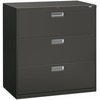 HON Brigade 600 H693 Lateral File - 42" x 18"40.9" - 3 Drawer(s) - Finish: Charcoal