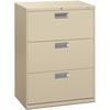HON Brigade 600 H673 Lateral File - 30" x 18"40.9" - 3 Drawer(s) - Finish: Putty