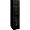 HON 310 H315C File Cabinet - 18.3" x 26.5" x 60" - 5 Drawer(s) - Finish: Black