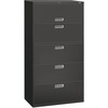 HON Brigade 600 H685 Lateral File - 36" x 18"67" - 5 Drawer(s) - Finish: Charcoal