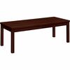 HON H80191 Coffee Table - For - Table TopRectangle Top - 48" Table Top Width x 20" Table Top Depth x 1.13" Table Top Thickness - 16" Height - Mahogany