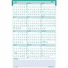 House of Doolittle Express Track Yearly Laminated Planner - Julian Dates - Yearly - 12 Month - January 2025 - December 2025 - 24" x 37" Sheet Size - 1