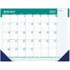 House of Doolittle ExpressTrack Desk Pad Calendar - Julian Dates - Monthly - 13 Month - January - January - 1 Month Single Page Layout - 22" x 17" She