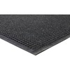 Genuine Joe WaterGuard Indoor/Outdoor Mats - Carpeted Floor, Hard Floor, Indoor, Outdoor - 60" Length x 36" Width - Rubber, Polypropylene - Charcoal G
